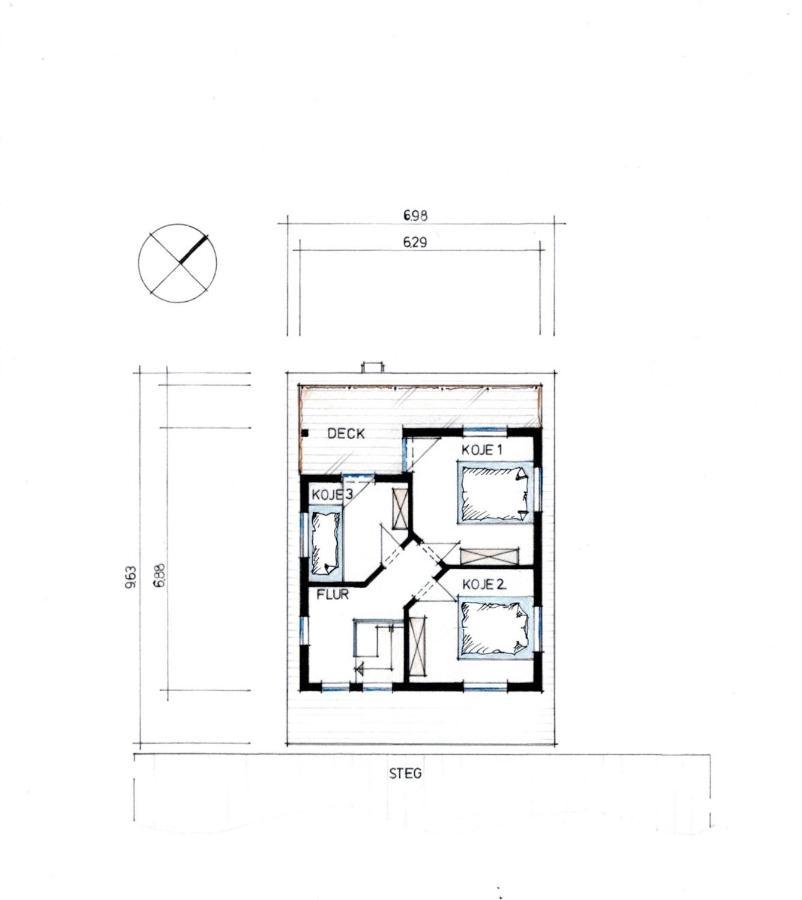 Готель 4 Sterne Dtv Floating House Kroslin Екстер'єр фото